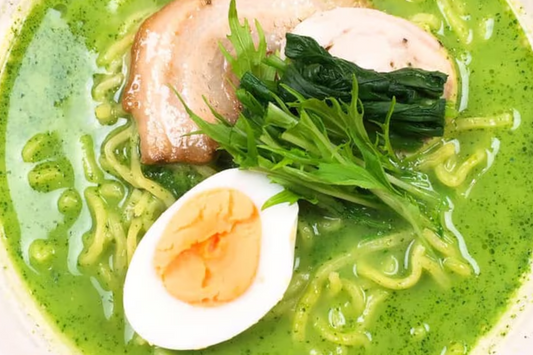 Creamy Basil Tonkotsu Ramen