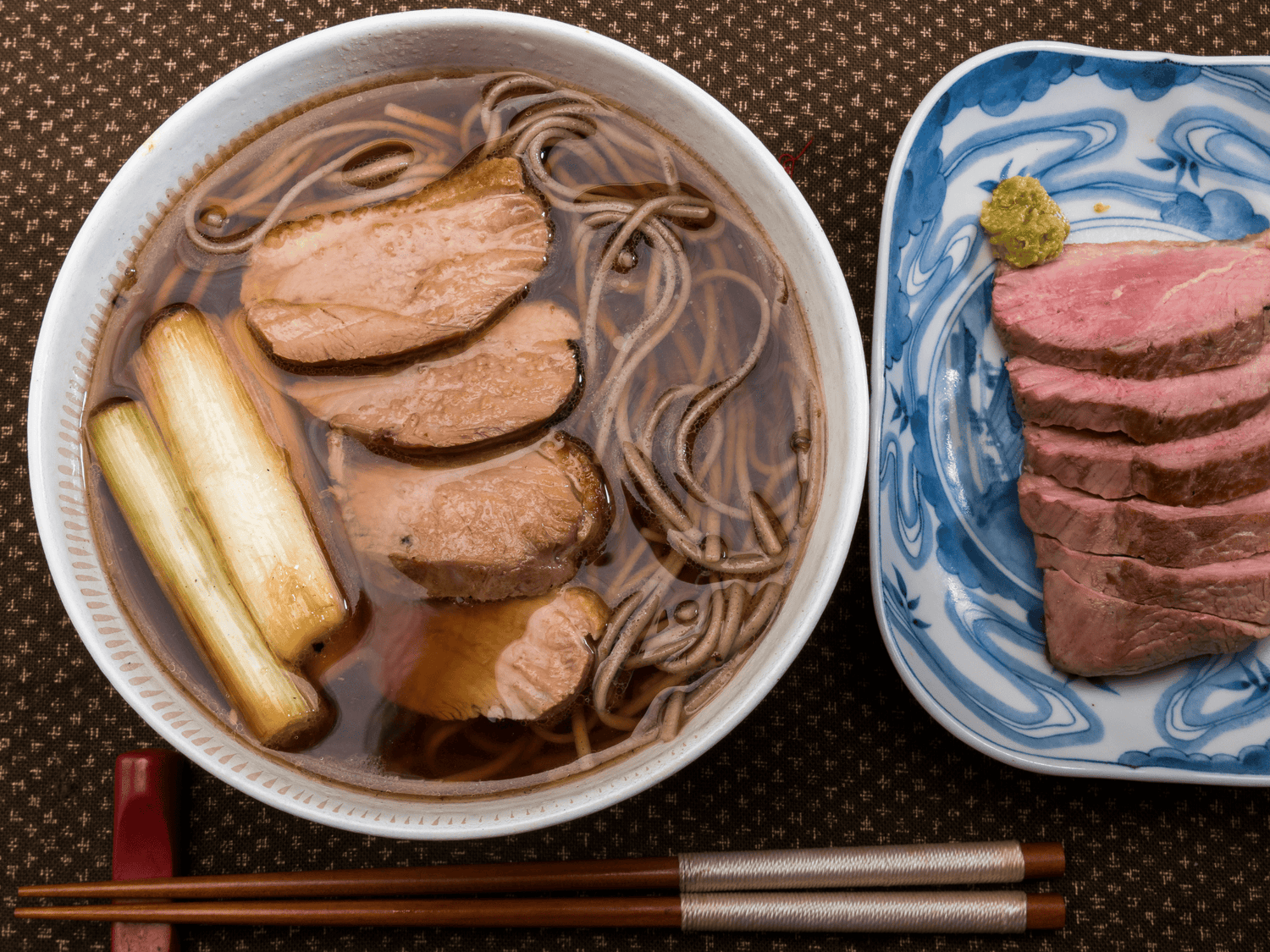 Protein Packed Kamo Nanban Sweet Potato Noodles