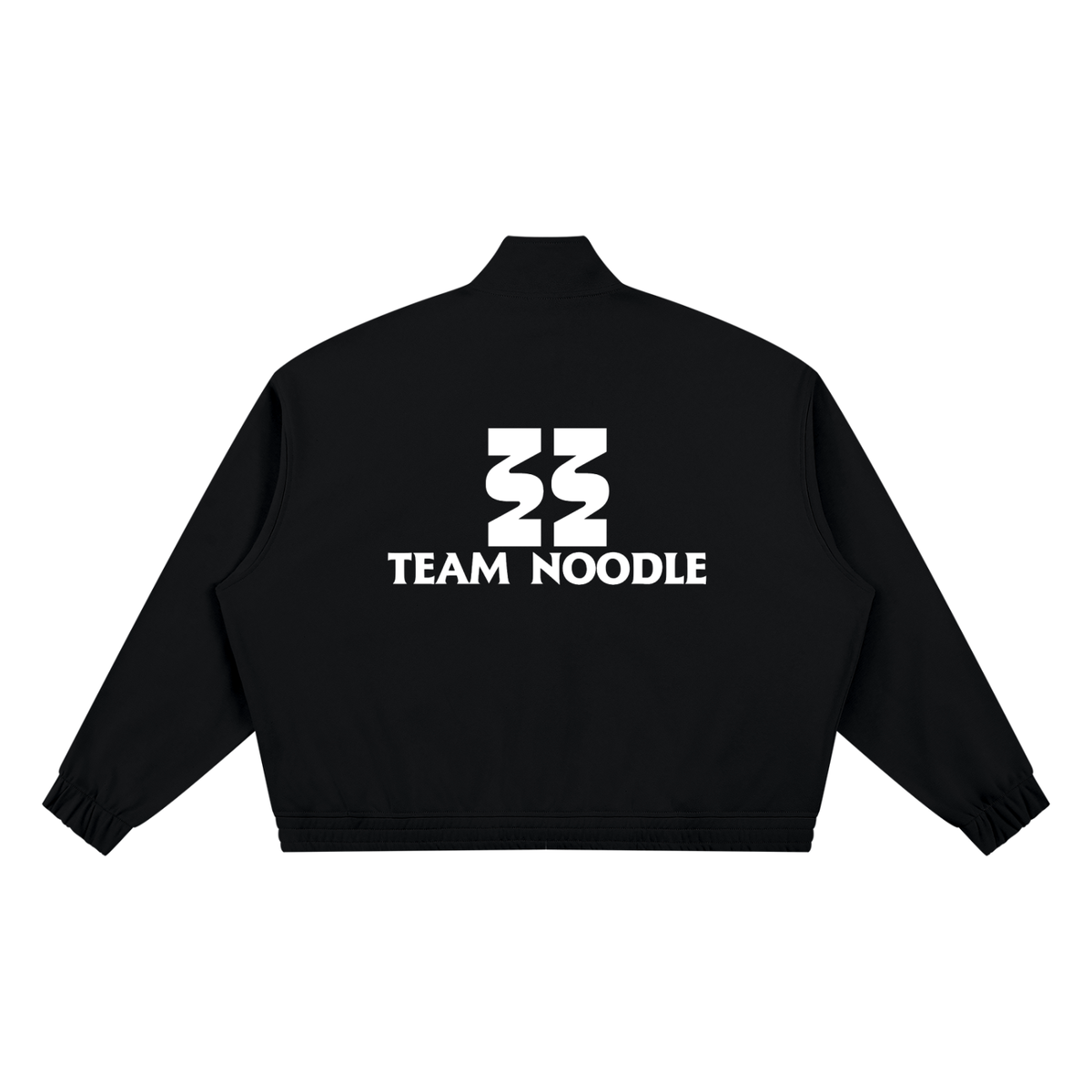 Unisex Boxy Stand Collar Full Zip Jacket