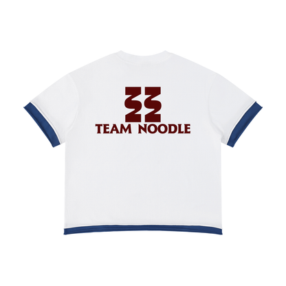 Team Noodle Unisex Boxy Color Block T-Shirt