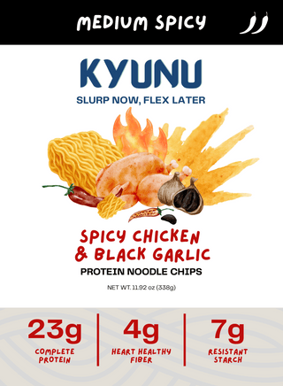Spicy Chicken Black Garlic - Protein Noodle Chips