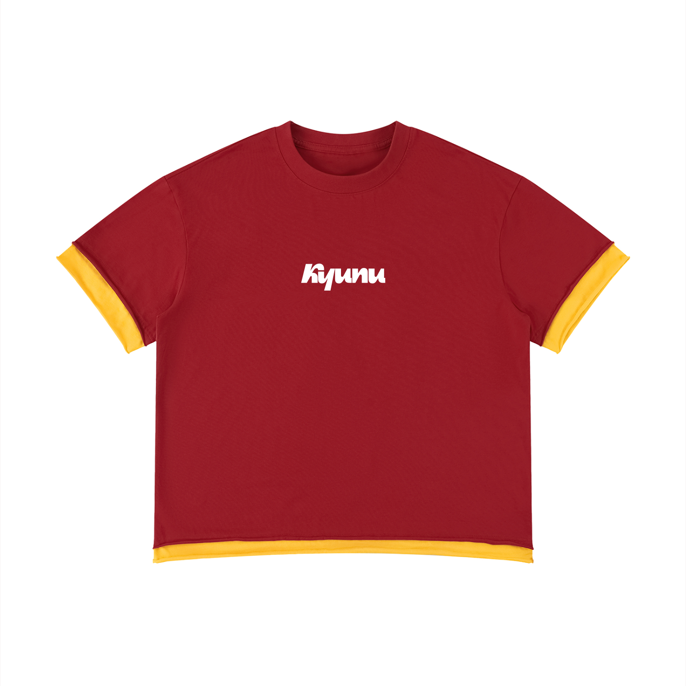 Team Noodle Unisex Boxy Color Block T-Shirt