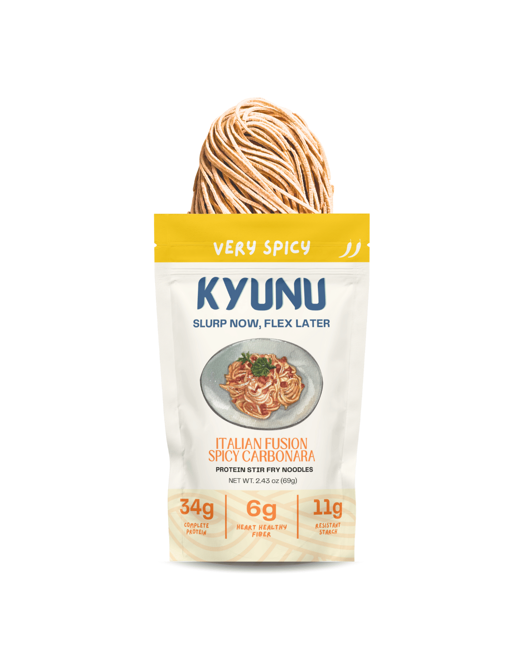 Italian Fusion Spicy Carbonara Stir Fry Noodles (Limited Edition)