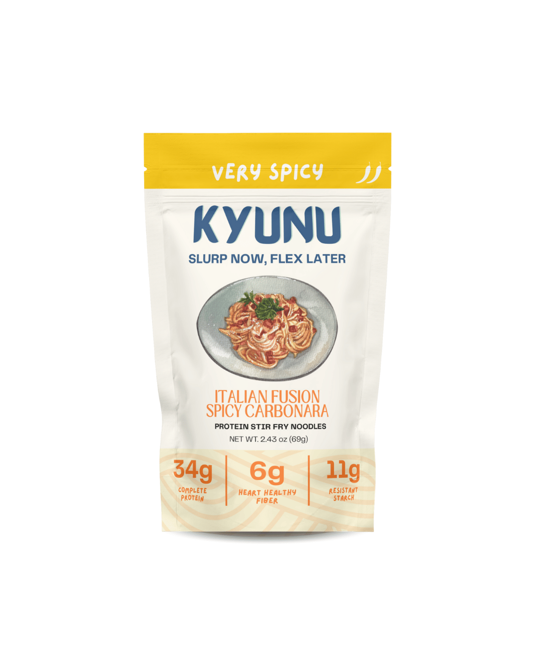 Italian Fusion Spicy Carbonara Stir Fry Noodles (Limited Edition)