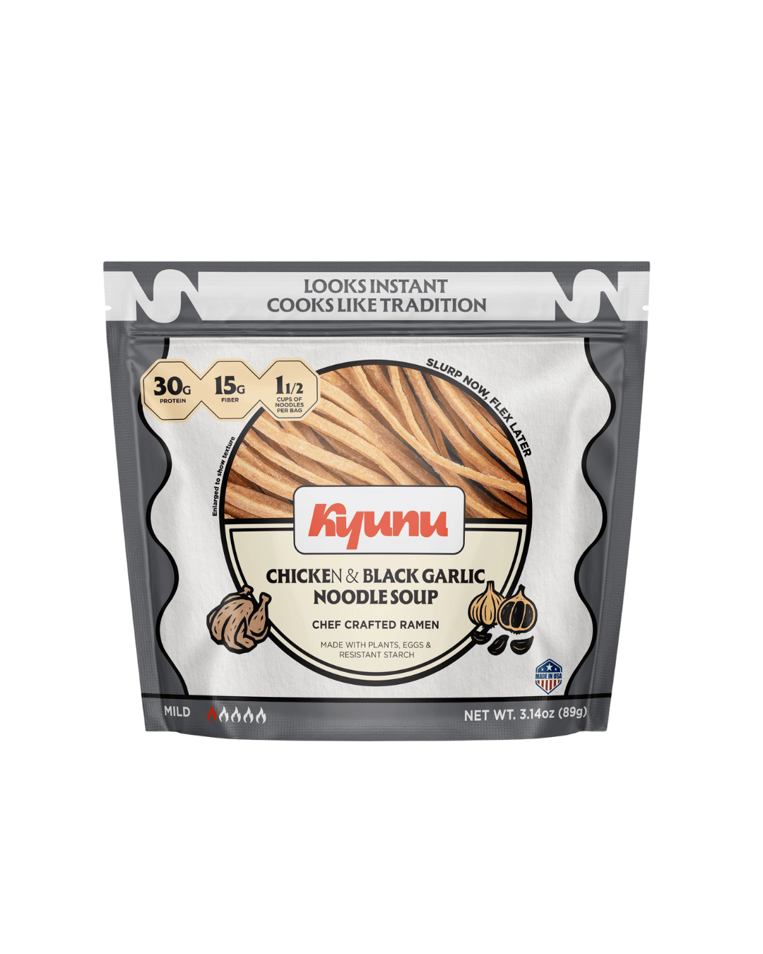 Chicken & Black Garlic Flavor Noodle Soup