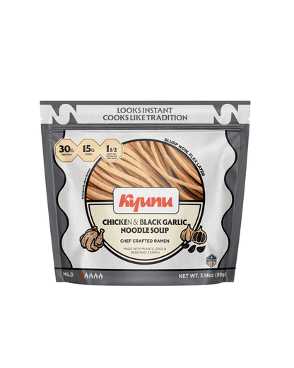 Chicken & Black Garlic Flavor Noodle Soup