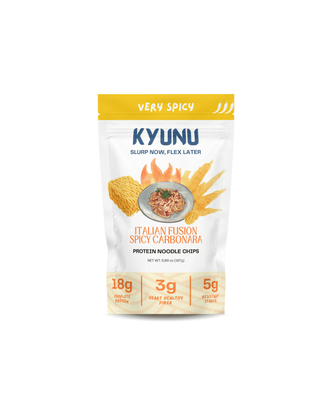 Spicy Italian Fusion Carbonara - Protein Noodle Chips