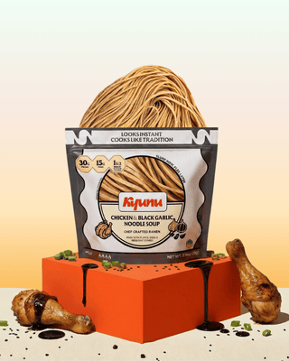 Chicken & Black Garlic Flavor Noodle Soup