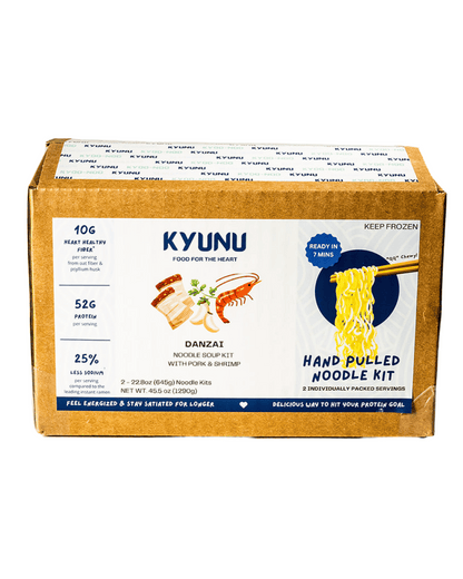 KYUNU Danzai Protein Hand Pulled Noodle Kit Box