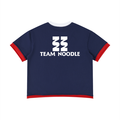 Team Noodle Unisex Boxy Color Block T-Shirt