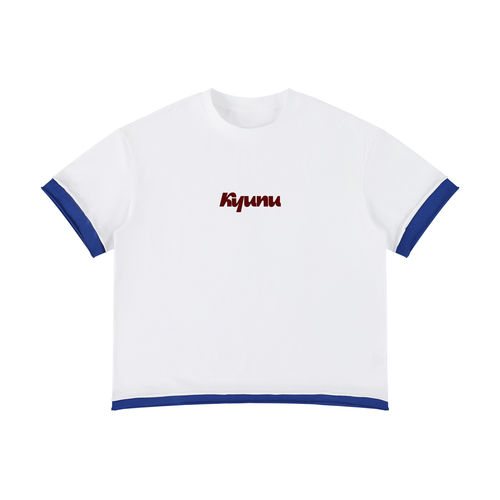Team Noodle Unisex Boxy Color Block T-Shirt