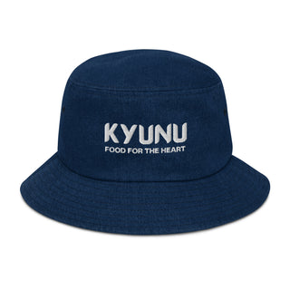 Food For The Heart Denim bucket hat