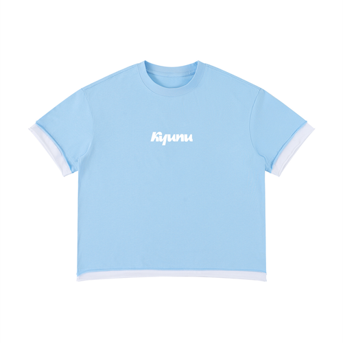 Team Noodle Unisex Boxy Color Block T-Shirt