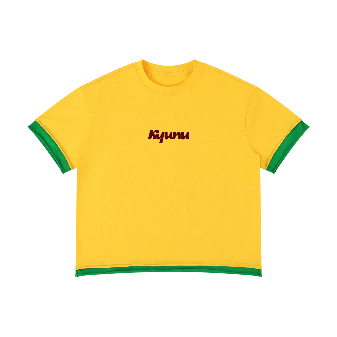 Team Noodle Unisex Boxy Color Block T-Shirt