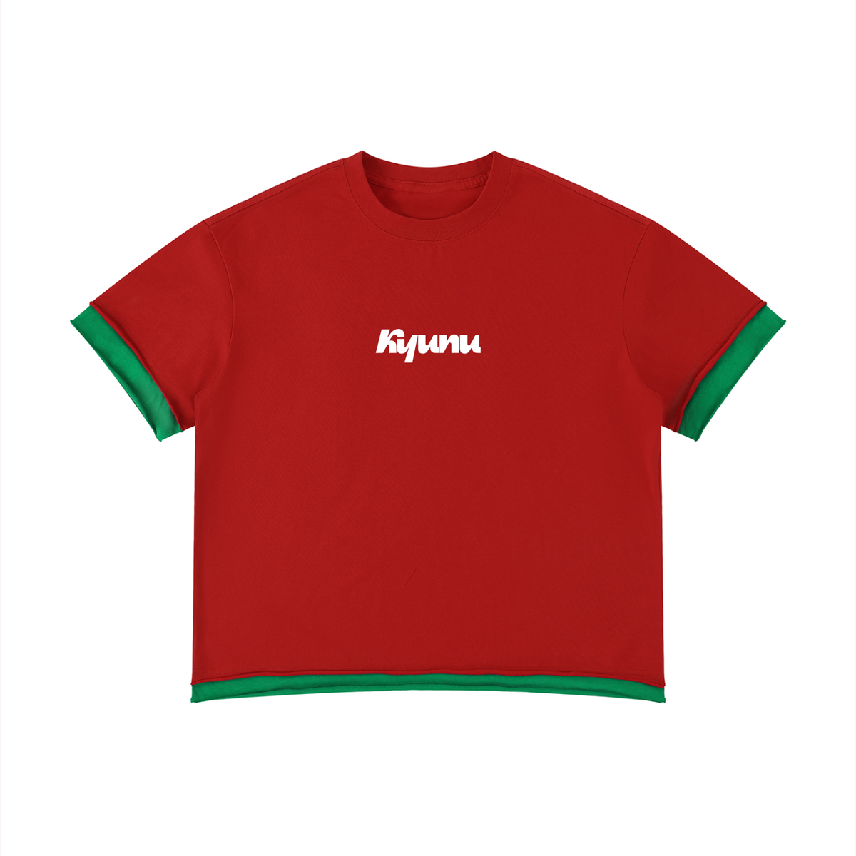 Team Noodle Unisex Boxy Color Block T-Shirt